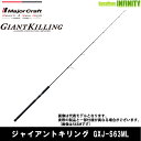 ●メジャークラフト ジャイアントキリング GXJ-S63ML ジギング (スピニング)