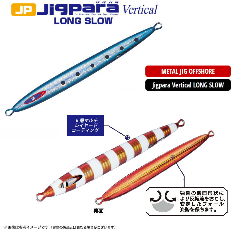 ジグパラ バーチカル ロングスロー 250g レッドゴールド (2)