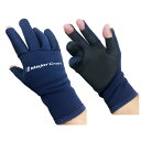 メジャークラフト チタンコートグローブ 3本カット ブラック (M-XL) MCTG3-3 【メール便配送可】 【まとめ送料割】【bkts】【grts】