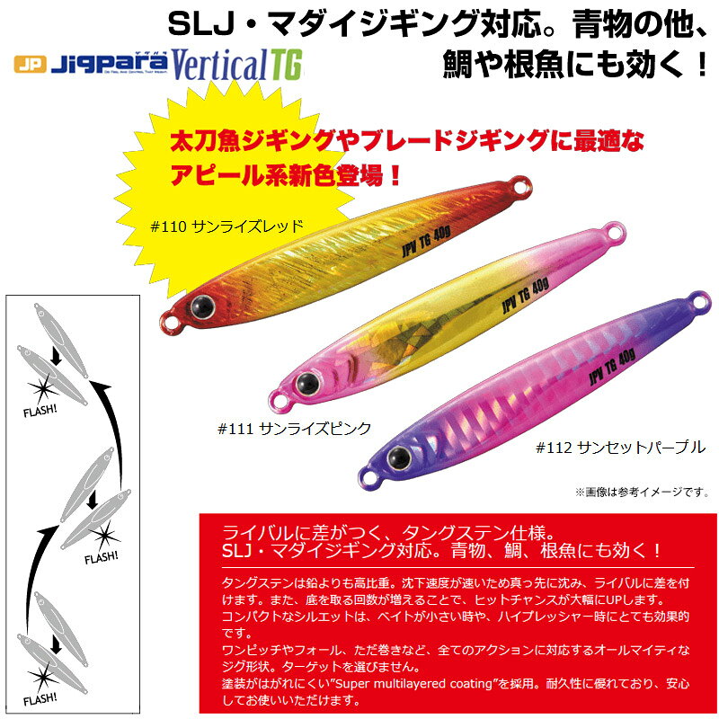 ジグパラ バーチカル タングステン 120g レッドゴールド の商品画像3枚目