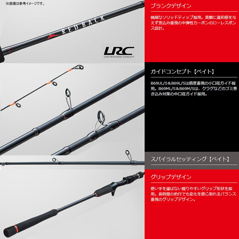 レッドバック1G タイラバ RB1-B69L/S の商品画像2枚目