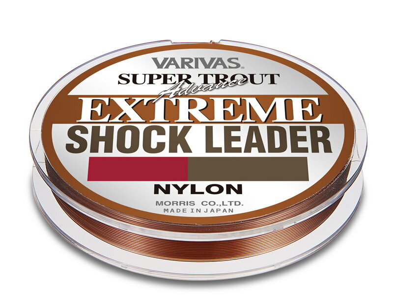 ●バリバス　スーパートラウト アドバンス エクストリーム ショックリーダー ナイロン　30M(4〜20LB) 【メール便配送可】 【まとめ送料割】