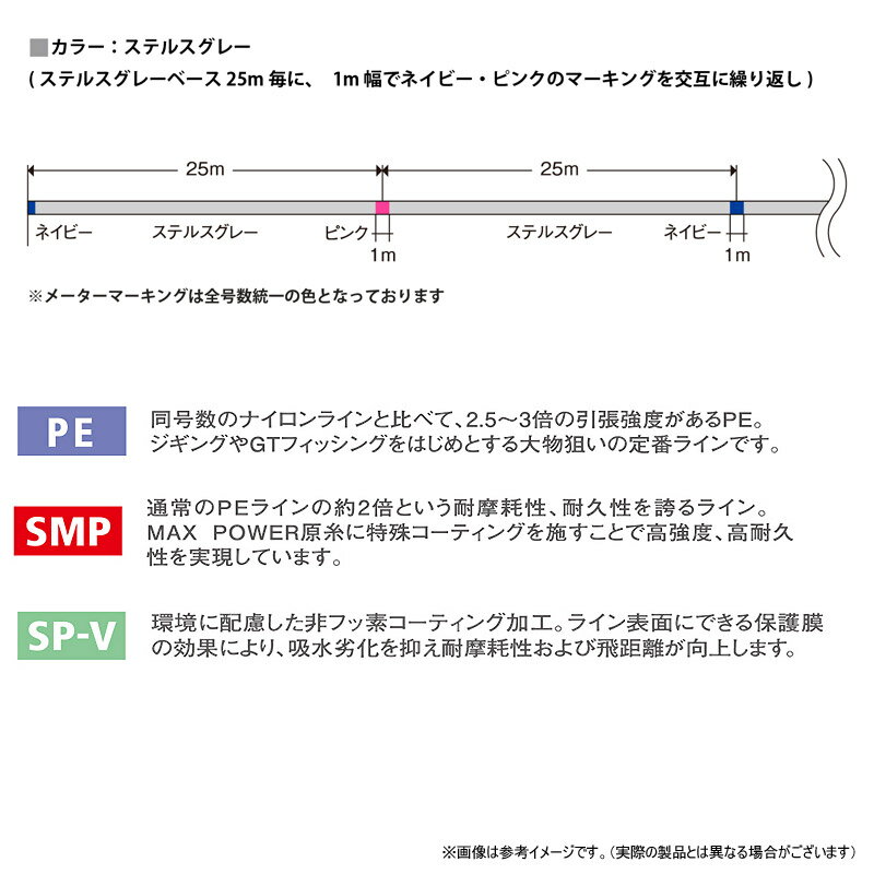 ●バリバス　アバニ キャスティングPE SMP スーパーマックスパワー 1200m (12号160LB) 【まとめ送料割】 2