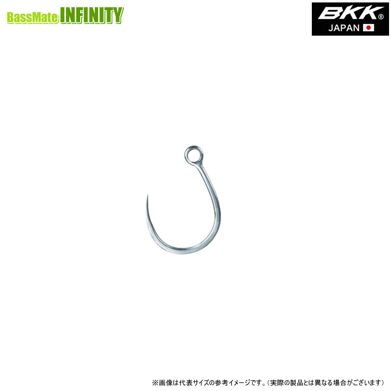 ●BKK シングルフック ローン・ディアブロ LONE DIABRO BL バーブレス (サイズ：5/0～9/0) 【メール便配送可】 【まとめ送料割】