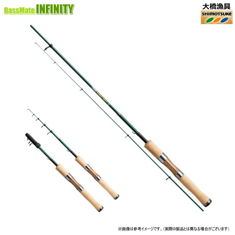 商品説明商品説明納期:1〜2日予定(土日祝水曜を除く)ツーリングモンキー MOBILE TROUT■52L (振出式)旅行や遠征などに最適！携帯性に優れた振出式トラウト用パックロッドです。コンパクト設計なので車やバッグに忍ばせておける予備竿...