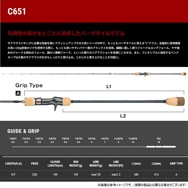 サクラマスジグ TZ C651 の商品画像2枚目