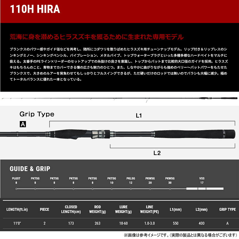 ハイタイド SSD 110H HIRA の商品画像2枚目