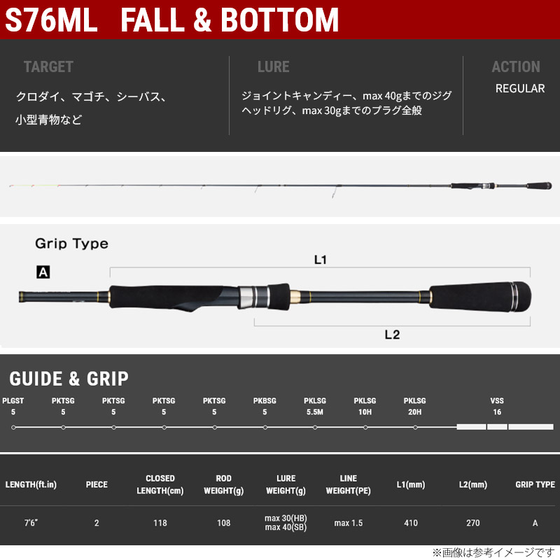 ボートゲーマー SSD S76ML FALL & BOTTOM の商品画像2枚目