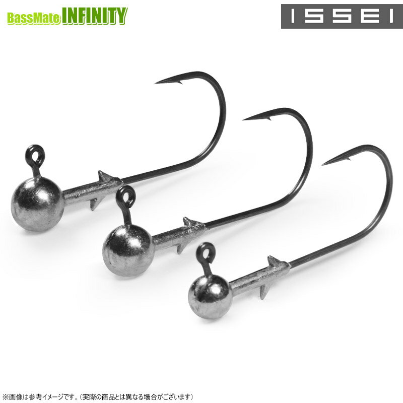 ●一誠 イッセイ　クラシック ラウンドジグヘッド 1g 【メール便配送可】 【まとめ送料割】...