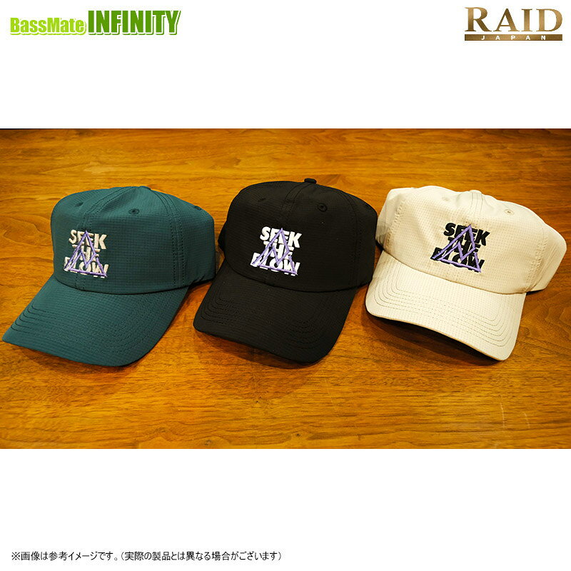 ◉希少 レイドジャパン RAID JAPAN キャップ 帽子 金森 ブラック 黒