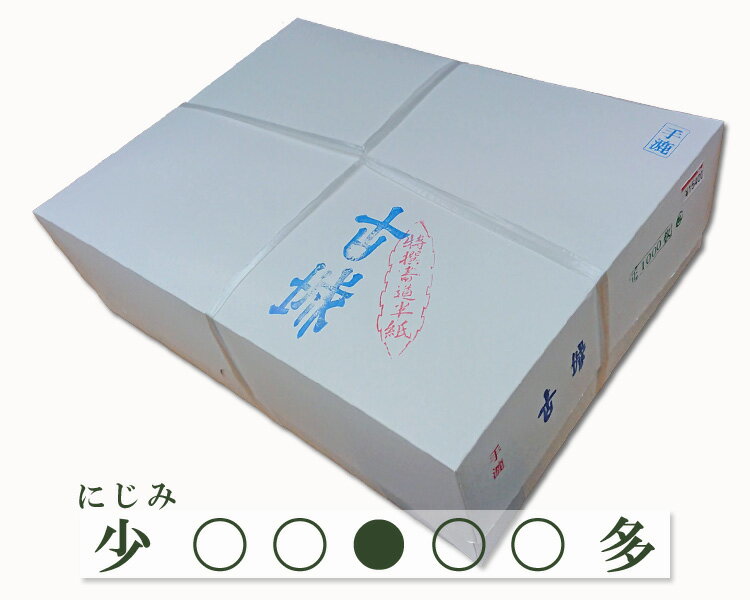 【お試し用】【漢字半紙】『古城(100枚)』手漉 清書用 ポリ袋入 書道用品