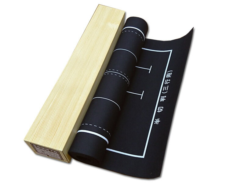 【下敷】『両面罫入半切判/2.7mm』罫線入Nフェルト3行用2行用ベージュ450times;1500書道用品