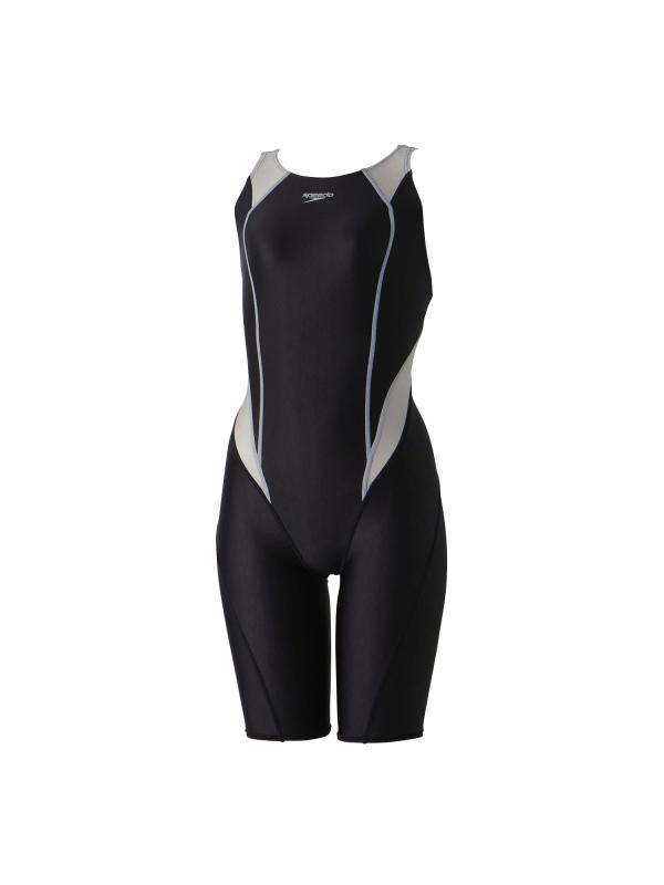 Speedo(スピード) 競泳水着 FLEX Σχ Mini Openback Kneeskin フレックスシグマカイミニオープンバックニースキン レディース SCW12404F シルバー M