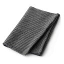 GINZA TANAGOKORO チャコールボディタオル (やわらかめ / 約100cm×30cm / グレー/日本製) 肌に優しい 泡立ちなめらか (お風呂 ...