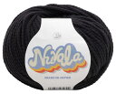 パピー ヌーボラ 毛糸 並太 Col.410 ブラック 系 50g 約111m 029
