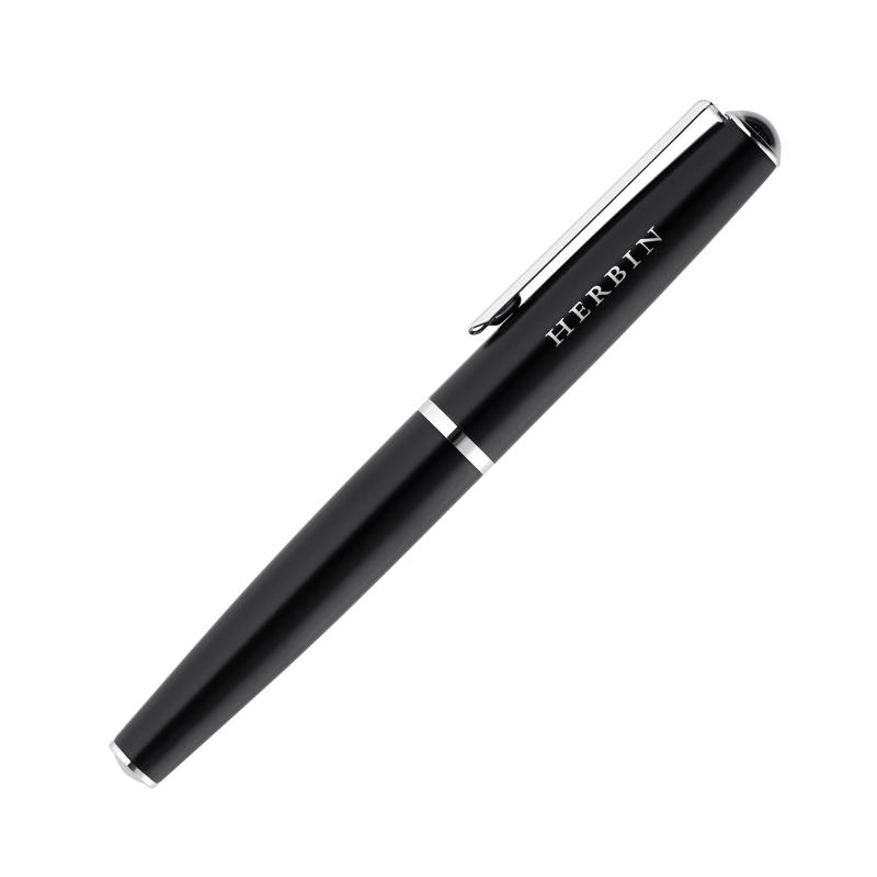 エルバン ボールペン エルバン ボールペン カートリッジインク用 ブラス ブラック ペン先0.5mm カートリッジインク1本付き(色:ナイトブルー)HERBIN hb-pen05