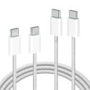 USB C ケーブル 1m+2m Type C to Type C ケーブルPD対応 60W 急速充電 データ転送 iPhone 16/15 MacBook Pro、iPad mini 6、iPad Pro/Air、Galaxy、Nintendo、And(2)