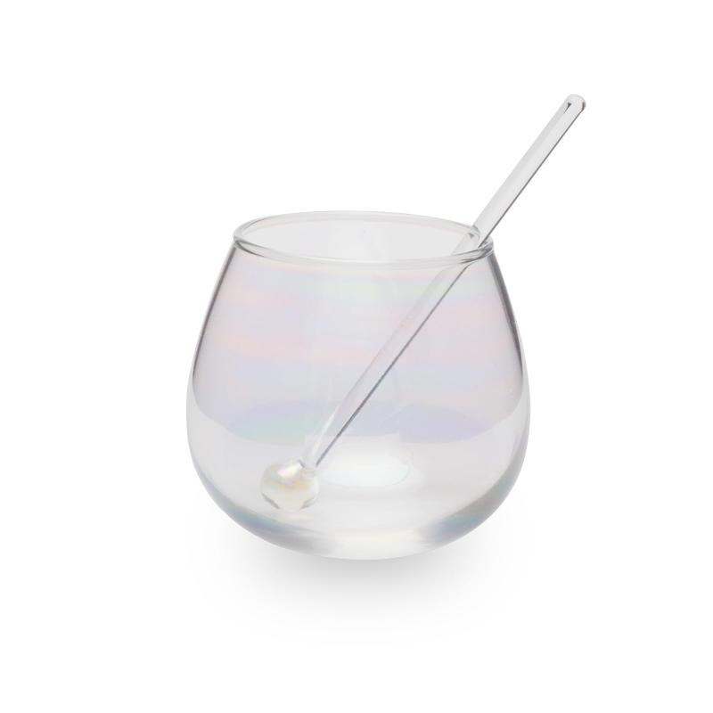 フロイド Floyd (フロイド) グラス ゆらゆらタンブラー ガラス マドラー付き 約300ml しゃぼん玉グラス