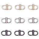 9個 3色 調節可能 メタルバックル バッグチェーン 調節バックル ン アクセサリー 金具パーツ DIY用品 手芸用品 ハンドバッグなどに適したチェーンを保管できます(3)