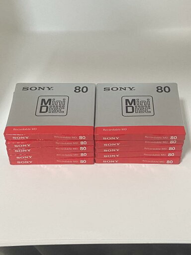 SONY 録音用ミニディスク MD 80分 10枚セット MDW80T SONY 録音用ミニディスク MD 80分 10枚セット MDW80T