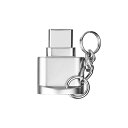 AXYO Type-C カードリーダー MicroSD カード対応 タイプC メモリーカードリーダー OTG 変換アダプタ 汎用 USB Type-Cポートのデバイスに対応 シルバー(2)