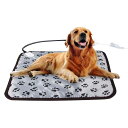 ペット用ホットカーペット ペット用ヒーター ホットマット 防水犬&猫 ヒーターマット電気ヒーター 犬 猫 暖房器具 ペット加熱パッド 寒さ対策 過熱保護 2段階温度調節 省エネ 噛み付き防