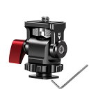 XCSOURCE モニターマウント カメラフィールドモニターブラケット1/4インチネジ 標準ホットシュー モニターホルダー 左右360度回転可能 前後180度調節可能 ビデオ撮影写真アクセサリー JP1016(2)
