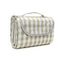 レジャーシート ピクニックシート 140x150cm 大判 厚手 折りたたみ 2〜4人用 チェック柄 簡単収納 ギンガムチェック 防水ブランケット 水洗い マッ...