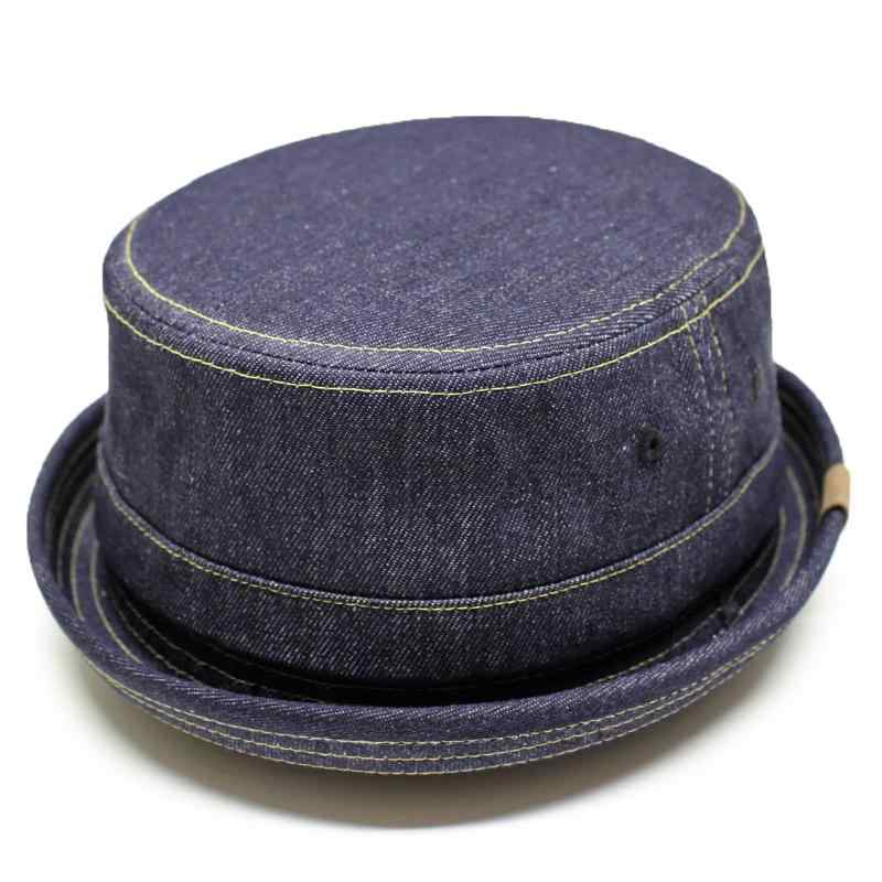 [롼٥] ǥ 礭٤ DENIM PORK PIE HAT ǥ˥ ݡѥϥå 2WAY
