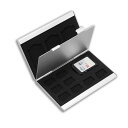 メモリカードケース アルミ製 SDカードケース 4枚SD + 8枚Mi...(2)