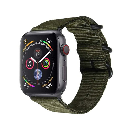 ONTUBE バンド適応 Apple Watch Series SE/8/7/6/5/4/3/2/1,編みナイロン 時計バンド 交換ベルト ONTUBE バンド適応 Apple Watch Series SE/8/7/6/5/4/3/2/1,編みナイロン 時計バンド 交換ベルト