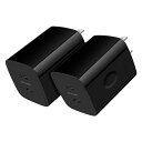 充電器 USB PD対応 40W 2ポート 充電器 type-c iPhone 15充電器 タイプc 充電器 pd 充電器 急速充電器 usb c 充電器 Type-C*2 2台同時充電 type cコンセント 【 Galaxy S23 / S23+ i(2)