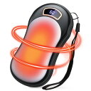 SAMONIC 充電式カイロ 電気カイロ 12000mAh大容量 21階段温度調節 最大18時間連続使用 1秒2面急速発熱 エコカイロ 小型軽量 LEDデジタル表示 USB充電式 携帯カイロ 防寒对策 アウトドア 通勤 通学