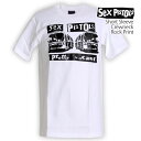 Sex Pistols Tシャツ セックスピストルズ ロックTシャツ バンドTシャツ 半袖 メンズ レディース かっこいい バンT ロックT バンドT ダンス ロック パンク 大きいサイズ 綿 黒 白 ブラック ホワイト M L XL 春 夏 おしゃれ Tシャツ ファッション