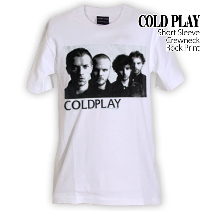 Coldplay Tシャツ コールドプレイ ロックTシャツ バンドTシャツ 半袖 メンズ レディース かっこいい バンT ロックT バンドT ダンス ロック パンク 大きいサイズ 綿 黒 白 ブラック ホワイト M L XL 春 夏 おしゃれ Tシャツ ファッション