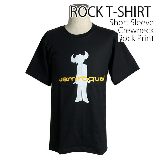 Jamiroquai Tシャツ ジャミロクワイ Buffaloman ロックTシャツ バンドTシャツ 半袖 メンズ レディース かっこいい バンT ロックT バンドT ダンス ロック パンク 大きいサイズ 綿 黒 ブラック S M L USサイズ 春 夏 おしゃれ Tシャツ ファッション