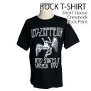 楽天batagorasLed Zeppelin Tシャツ レッドツェッペリン ロックTシャツ バンドTシャツ 半袖 メンズ レディース かっこいい バンT ロックT バンドT ダンス ロック パンク 大きいサイズ S M L USサイズ 春 夏 おしゃれ Tシャツ ファッション