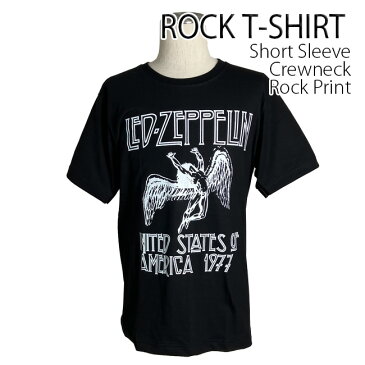 Led Zeppelin Tシャツ レッドツェッペリン ロックTシャツ バンドTシャツ 半袖 メンズ レディース かっこいい バンT ロックT バンドT ダンス ロック パンク 大きいサイズ L XL 春 夏 おしゃれ Tシャツ ファッション