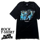 Black Sabbath Tシャツ ブラックサバス ロックTシャツ バンドTシャツ 半袖 メンズ レディース かっこいい バンT ロックT バンドT ダンス ロック パンク 大きいサイズ 綿 黒 白 ブラック ホワイト M L XL 春 夏 おしゃれ Tシャツ ファッション