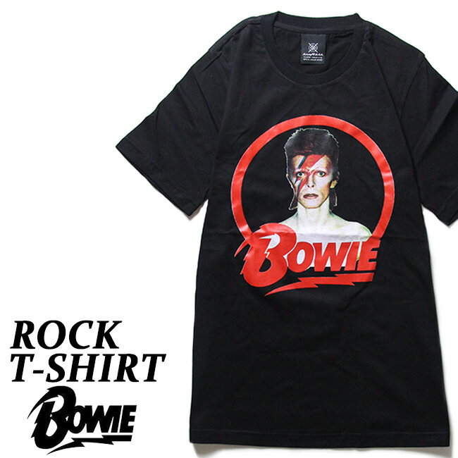 David Bowie Tシャツ デビッドボウイ ロックTシャツ バンドTシャツ 半袖 メンズ レディース かっこいい バンT ロックT バンドT ダンス ロック パンク 大きいサイズ 綿 黒 ブラック M L XL 春 夏 おしゃれ Tシャツ ファッション