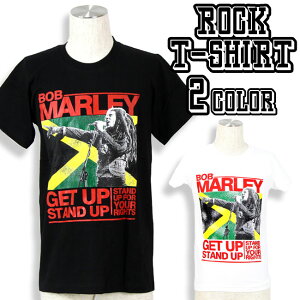 Bob Marley Tシャツ ボブ・マーリー ロックTシャツ バンドTシャツ ジャマイカ 半袖 メンズ レディース かっこいい バンT ロックT バンドT ダンス ロック パンク 大きいサイズ 綿 黒 白 ブラック ホワイト M L XL 春 夏 おしゃれ Tシャツ ファッション