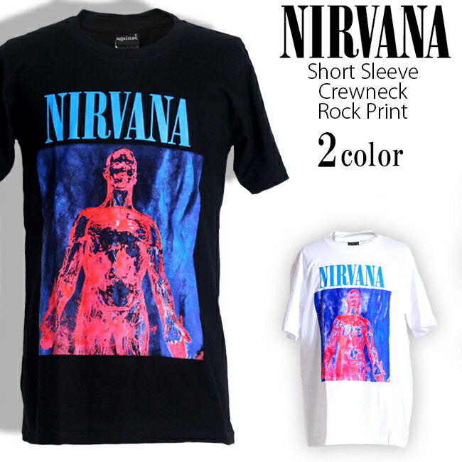 Nirvana T ˥ Sliver Ⱦµ åT ХT  ǥ ä ХT åT ХT  å  ѥ 礭    ֥å ۥ磻 M L XL    T եå