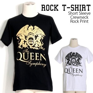 Queen Tシャツ クイーン ロックTシャツ バンドTシャツ 半袖 メンズ レディース かっこいい バンT ロックT バンドT ダンス ロック パンク 大きいサイズ 綿 黒 白 ブラック ホワイト M L XL 春 夏 おしゃれ Tシャツ ファッション