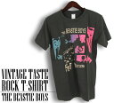 ヴィンテージ風 Beastie Boys Tシャツ ビースティーボーイズ ロックTシャツ バンドTシャツ メンズ レディース ロックT バンドT バンT ロゴ バンド ロゴT ダンス ミュージック ファッション ブラック ホワイト 黒 白 大きいサイズ コットン 綿 100% 春夏 夏物 おしゃれ