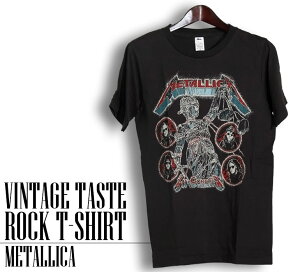 ヴィンテージ風 Metallica Tシャツ メタリカ 半袖 ロックTシャツ バンドTシャツ メンズ レディース ロックT バンドT バンT ロゴ バンド ロゴT ダンス ミュージック ファッション ブラック ホワイト 黒 白 大きいサイズ 綿 100% 春夏 夏物 おしゃれ