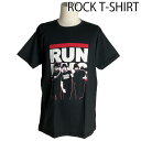 Run-D.M.C. グラフィック Tシャツ ラン ディーエムシー メンバーイラスト ロックTシャツ バンドTシャツ メンズ レディース ロックT バンドT バンT 衣装 ロゴT ダンス ミュージック ファッション ブラック 黒 コットン 綿 100 春夏 夏物 おしゃれ