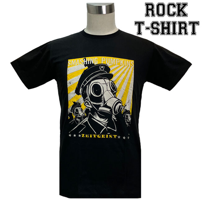 The Smashing Pumpkins グラフィック Tシャツ スマッシング パンプキンズ マスクポリス ロックTシャツ バンドTシャツ メンズ レディース ロックT バンドT バンT 衣装 ロゴT ダンス ミュージック ファッション ブラックブラック 黒 M L XL コットン 綿 100% 春夏 夏物