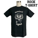 Motorhead グラフィック Tシャツ モーターヘッド 闘犬ロゴ ロックTシャツ バンドTシャツ メンズ レディース ロックT バンドT バンT 衣装 ロゴT ダンス ミュージック ファッション ブラック 黒 コットン 綿 100% 春夏 夏物 おしゃれ