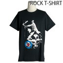 The Who グラフィック Tシャツ ザ フー ライブプリント ロックTシャツ バンドTシャツ メンズ レディース ロックT バンドT バンT 衣装 ロゴT ダンス ミュージック ファッション ブラック 黒 コットン 綿 100 春夏 夏物 おしゃれ