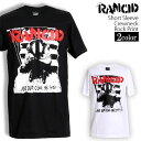 Rancid Tシャツ ランシド ロックTシャツ バンドTシャツ 半袖 メンズ レディース かっこいい バンT ロックT バンドT ダンス ロック パンク 大きいサイズ 綿 黒 白 ブラック ホワイト M L XL 春 夏 おしゃれ Tシャツ ファッション